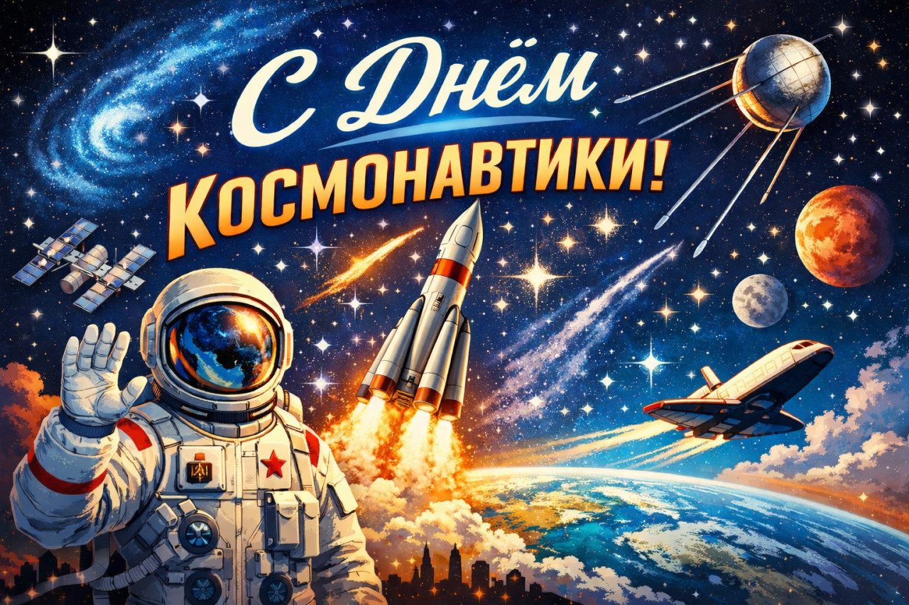С Днём Космонавтики! 