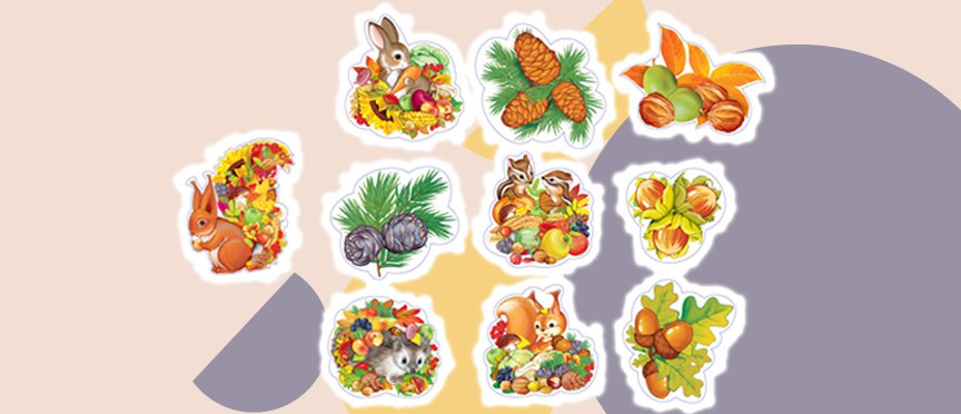 Осенний калейдоскоп: когда стены оживают в танце листьев и зверей